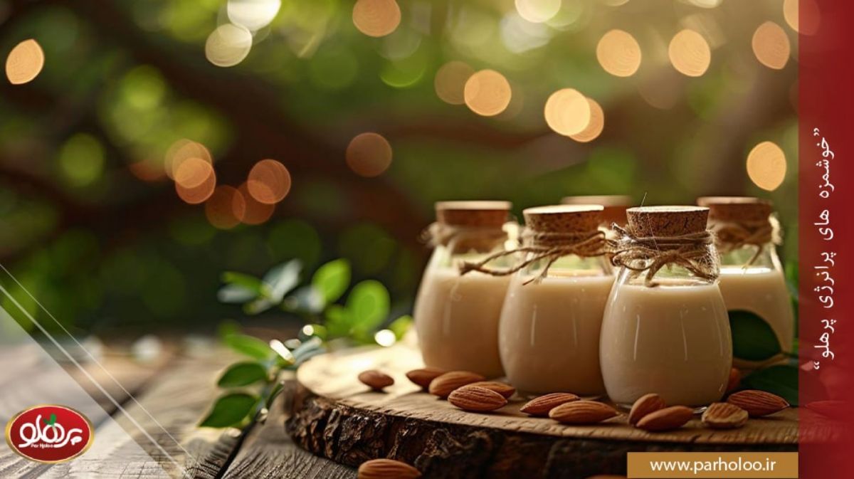 خواص شیر بادام با عسل | فواید ویژه برای ورزشکاران، کودکان، لاغری و ۵ خاصیت کلیدی