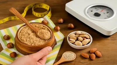 پودر سه مغز برای چاقی: راهنمای کامل برای افزایش وزن سالم با بادام، پسته و فندق