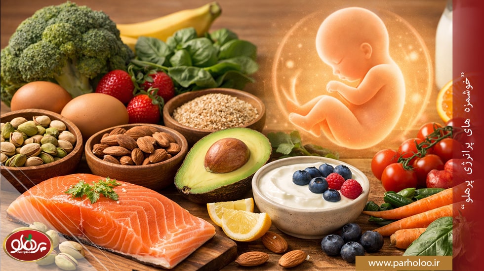برای وزن گیری جنین چی بخوریم؟ راهنمای تغذیه افزایش وزن جنین