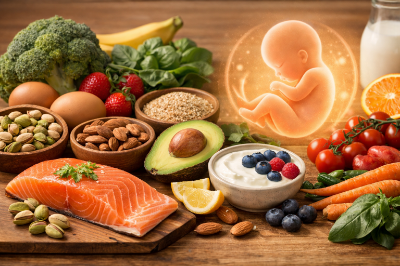 برای وزن گیری جنین چی بخوریم؟ راهنمای تغذیه افزایش وزن جنین