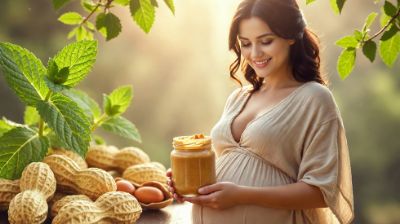 خوردن کره بادام زمینی در بارداری؛ تاثیر بر هوش و وزن گیری جنین