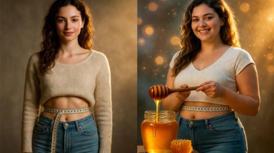 آیا عسل چاق کننده است؟ بررسی علمی + بهترین روش مصرف برای چاقی صورت و بدن
