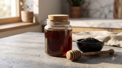 خواص عسل و سیاه دانه ناشتا؛ بررسی علمی معجون دوسین + طریقه مصرف