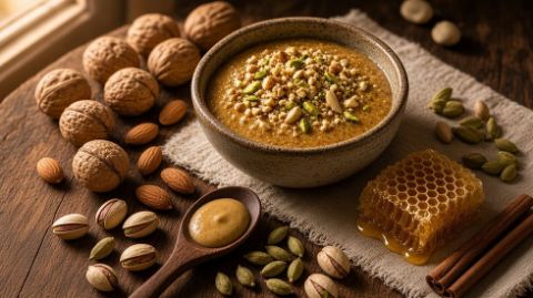 طرز تهیه معجون تقویتی خانگی؛ فرمول اصولی، جدول ارزش غذایی و شواهد علمی