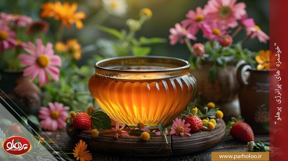عسل طبیعی با طبع گرم و ترکیب با گیاهان دارویی در طب سنتی برای تقویت بدن و تعادل مزاج | پرهلو
