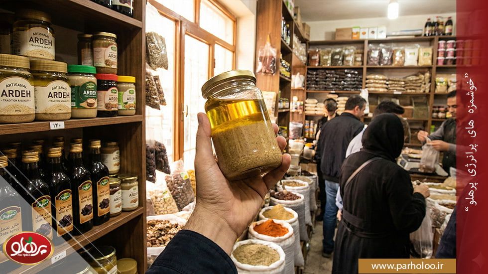 خرید ارده کنجد ممتاز و ارگانیک از فروشگاه پرهلو نکات مهم در خرید ارده اصل و تشخیص کیفیت آن | پرهلو