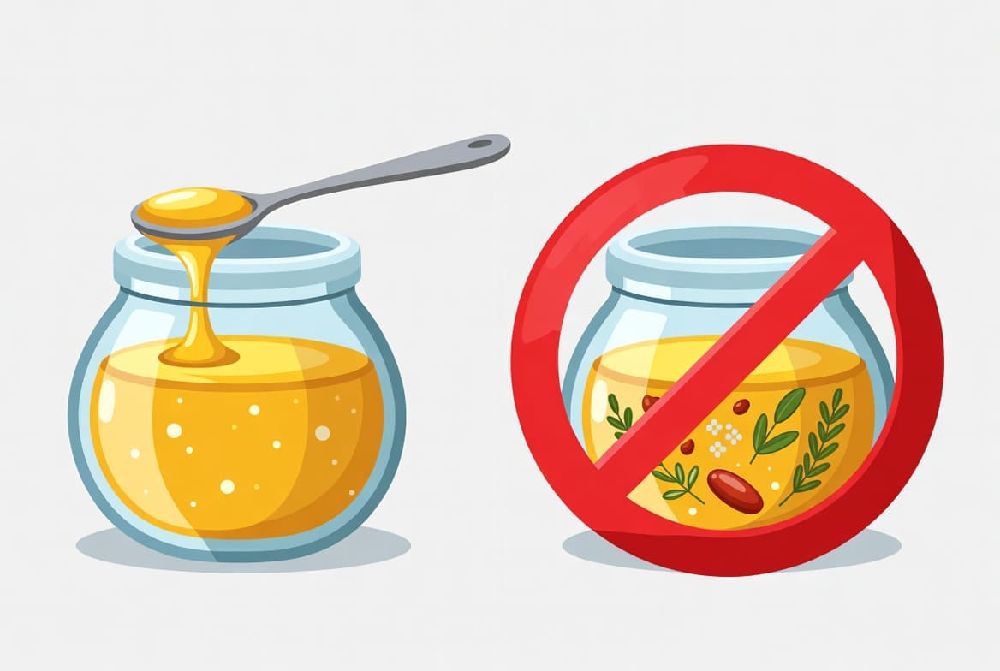 پرهیز از مخلوط کردن مواد متفرقه با عسل طبیعی | پرهلو