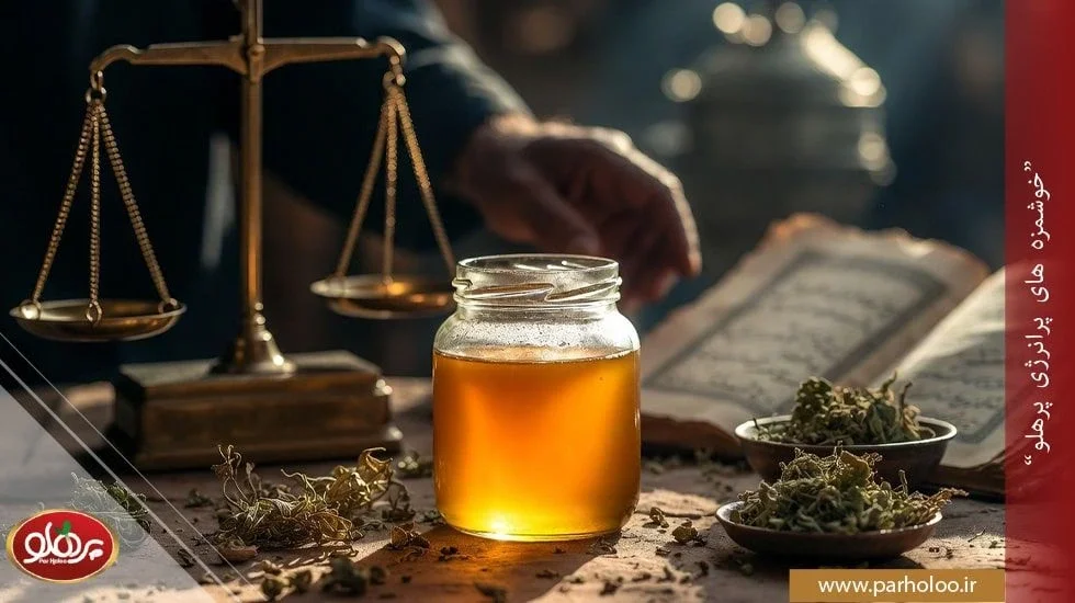 طبع معتدل و متمایل به سرد عسل کنار و تاثیر آن بر تعادل مزاج چرا دانستن طبع عسل سدر در طب سنتی اهمیت دارد؟