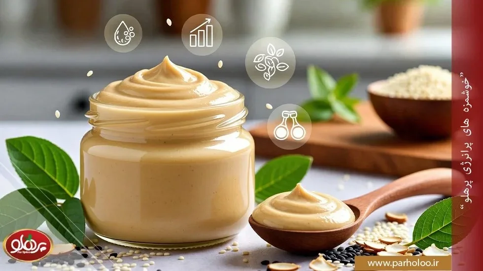 مزایا و ارزش غذایی ارده خانگی | جدول کامل کالری، پروتئین و املاح معدنی