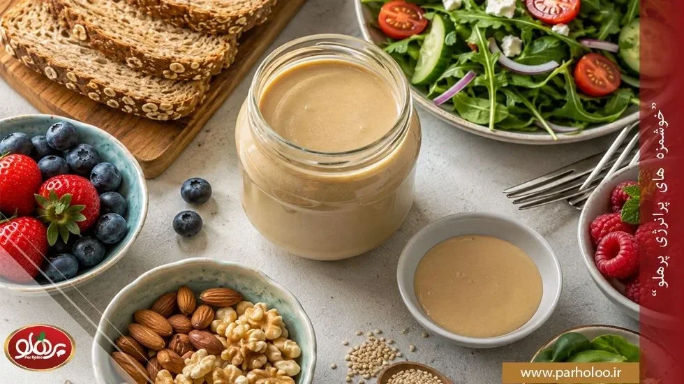 بهترین ترکیب‌های ارده برای بیماران دیابتی | نان کامل، سبزیجات و پروتئین